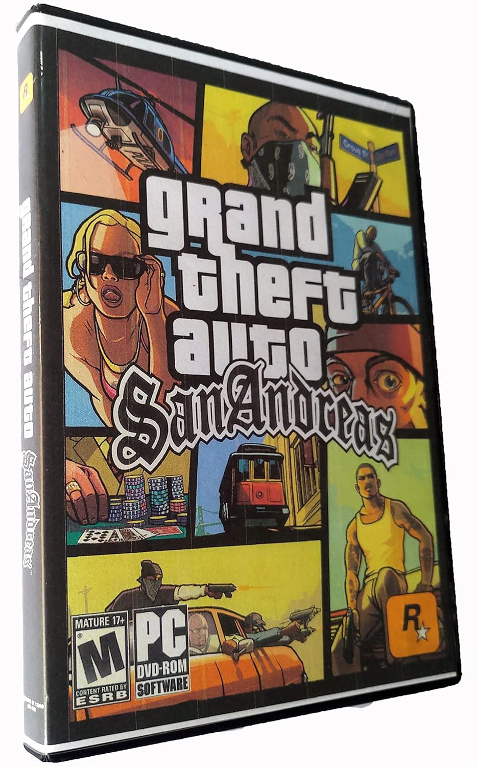 Gta Sanandreas Pc Game DVD With Box (Physical Disc ) Gta Sanandreas Pc Game DVD With Box (Physical Disc )