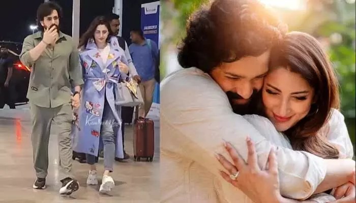 కాబోయే భార్యతో షికారుకు వెళ్తున్న అక్కినేని హీరో.. క్యూట్ పెయిర్ అంటున్న నెటిజన్లు(వీడియో) కాబోయే భార్యతో షికారుకు వెళ్తున్న అక్కినేని హీరో.. క్యూట్ పెయిర్ అంటున్న నెటిజన్లు(వీడియో)