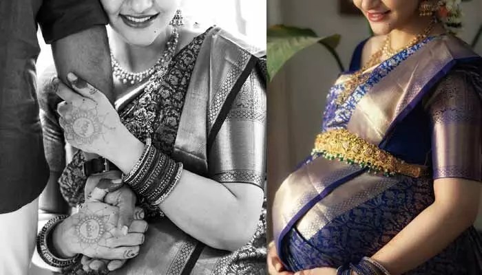 తల్లి కాబోతున్న హీరోయిన్.. సీమంతం ఫొటోలు వైరల్.. పండంటి బిడ్డ పుట్టాలంటూ కామెంట్స్ తల్లి కాబోతున్న హీరోయిన్.. సీమంతం ఫొటోలు వైరల్.. పండంటి బిడ్డ పుట్టాలంటూ కామెంట్స్