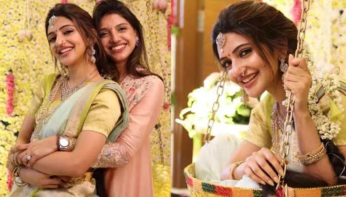 పెళ్లి కూతురి గెటప్లో శ్రీలీల.. ఆకట్టుకుంటున్న క్యూట్ ఫొటోస్.. సెలబ్రేషన్స్ అంటూ పోస్ట్ పెళ్లి కూతురి గెటప్లో శ్రీలీల.. ఆకట్టుకుంటున్న క్యూట్ ఫొటోస్.. సెలబ్రేషన్స్ అంటూ పోస్ట్
