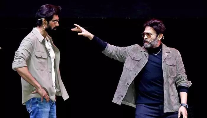 వెంకటేష్ను బండబూతులు తిట్టిన రానా దగ్గుబాటి.. సెట్లో అలా చేశారంటూ ఆసక్తికర కామెంట్స్! వెంకటేష్ను బండబూతులు తిట్టిన రానా దగ్గుబాటి.. సెట్లో అలా చేశారంటూ ఆసక్తికర కామెంట్స్!