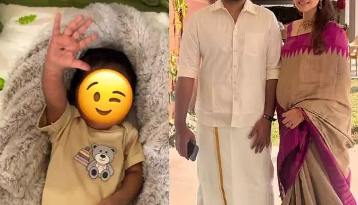 ఈ ఉదయం అతను నన్ను ఇలా ఆశ్చర్య పరిచాడంటూ బాబు ఫొటోను షేర్ చేసిన ఆ హీరో భార్య.. తండ్రికి తగ్గ కొడుకు అని కామెంట్స్ ఈ ఉదయం అతను నన్ను ఇలా ఆశ్చర్య పరిచాడంటూ బాబు ఫొటోను షేర్ చేసిన ఆ హీరో భార్య.. తండ్రికి తగ్గ కొడుకు అని కామెంట్స్