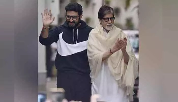 అభిషేక్ నటనపై అమితాబ్ ఆనందం.. అభిషేక్ నటనపై అమితాబ్ ఆనందం..