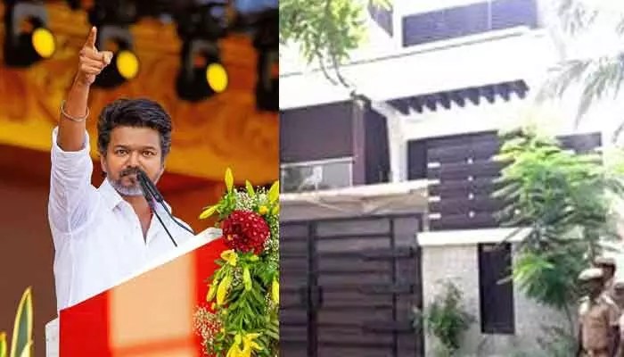 తమిళ హీరో విజయ్ ఇంటికి బాంబు బెదిరింపులు తమిళ హీరో విజయ్ ఇంటికి బాంబు బెదిరింపులు