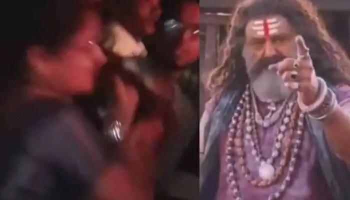 అఖండ-2 సినిమా చూస్తూ.. పూనకంతో ఊగిపోయిన మహిళ అఖండ-2 సినిమా చూస్తూ.. పూనకంతో ఊగిపోయిన మహిళ