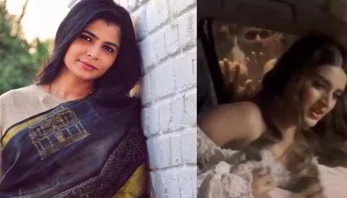 నిధి అగర్వాల్కు అవమానం: 'మృగాల'పై చిన్మయి సంచలన వ్యాఖ్యలు! నిధి అగర్వాల్కు అవమానం: 'మృగాల'పై చిన్మయి సంచలన వ్యాఖ్యలు!