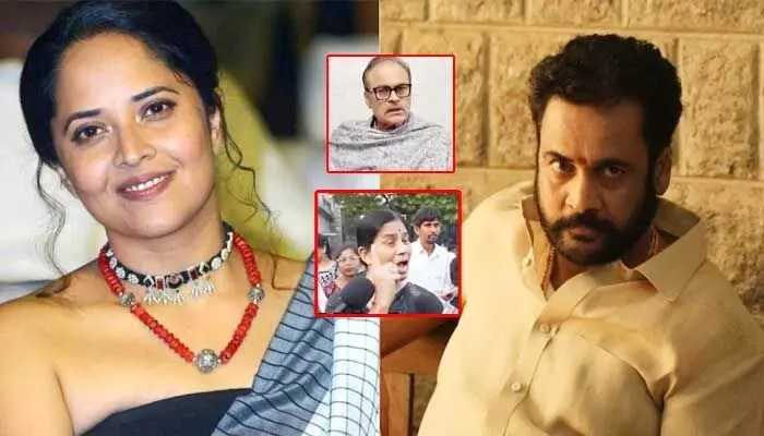 వస్త్రధారణ వివాదం: అనసూయకు నాగబాబు అండపై జనసేనలో సస్పెన్షన్ రచ్చ! వస్త్రధారణ వివాదం: అనసూయకు నాగబాబు అండపై జనసేనలో సస్పెన్షన్ రచ్చ!