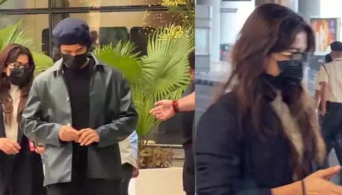 సీక్రెట్ ట్రిప్ నుండి తిరిగొచ్చిన విజయ్-రష్మిక: ఎయిర్పోర్ట్లో పట్టుబడ్డ ప్రేమ జంట! సీక్రెట్ ట్రిప్ నుండి తిరిగొచ్చిన విజయ్-రష్మిక: ఎయిర్పోర్ట్లో పట్టుబడ్డ ప్రేమ జంట!