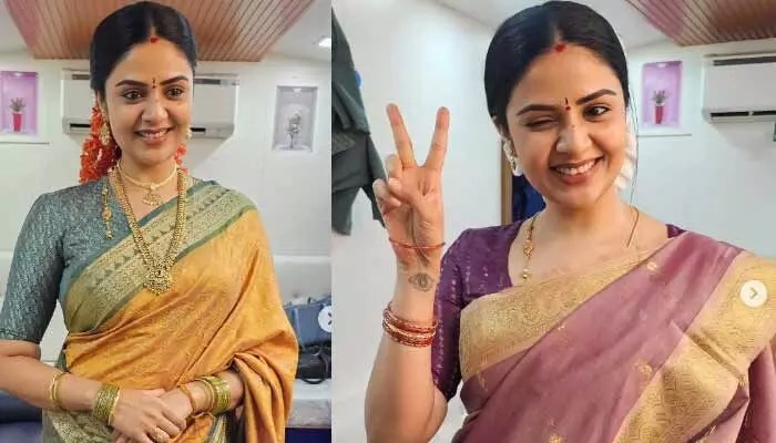 శ్రీముఖి షాకింగ్ లుక్: నుదుటిపై బొట్టుతో దర్శనం! పెళ్లి అయిపోయిందా? వైరల్ వీడియో! శ్రీముఖి షాకింగ్ లుక్: నుదుటిపై బొట్టుతో దర్శనం! పెళ్లి అయిపోయిందా? వైరల్ వీడియో!