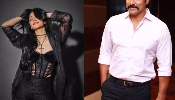 విక్రమ్ 63: శృతి హాసన్ మాస్ ట్రీట్! కోలీవుడ్లో రికార్డులు షేక్ చేసేందుకు రెడీ! విక్రమ్ 63: శృతి హాసన్ మాస్ ట్రీట్! కోలీవుడ్లో రికార్డులు షేక్ చేసేందుకు రెడీ!