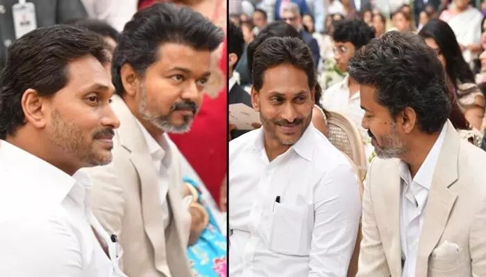 వైరల్: చెన్నైలో వైఎస్ జగన్ మాస్ సందడి! విజయ్, స్టాలిన్తో బిగ్ మీటింగ్.. టాలీవుడ్ షేకింగ్! వైరల్: చెన్నైలో వైఎస్ జగన్ మాస్ సందడి! విజయ్, స్టాలిన్తో బిగ్ మీటింగ్.. టాలీవుడ్ షేకింగ్!