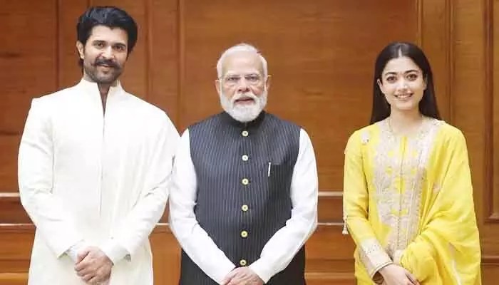 Vijay Deverakonda & Rashmika Wed, Meet PM Modi, Invite to Grand Reception Vijay Deverakonda & Rashmika Wed, Meet PM Modi, Invite to Grand Reception