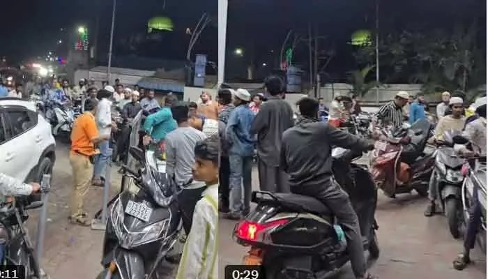 హైదరాబాద్లో పెట్రోల్ కలకలం! లీటర్ రూ.500 అంటూ వైరల్.. బంకుల వద్ద జనం పరుగు! హైదరాబాద్లో పెట్రోల్ కలకలం! లీటర్ రూ.500 అంటూ వైరల్.. బంకుల వద్ద జనం పరుగు!