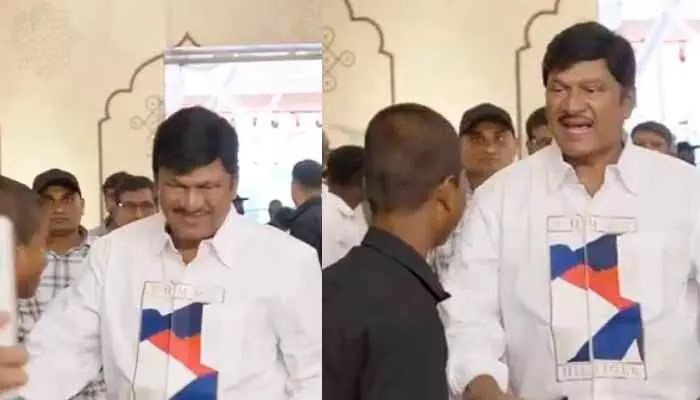 Rajendra Prasad Sparks Outrage: Viral Video Shows Actor Pushing Fan Rajendra Prasad Sparks Outrage: Viral Video Shows Actor Pushing Fan