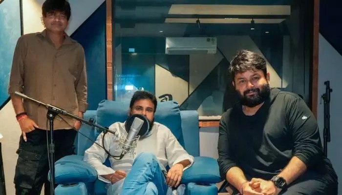 Ustaad Bhagat Singh: Pawan Kalyan Dubbing Starts! Thaman's Music Ready to Explode! Ustaad Bhagat Singh: Pawan Kalyan Dubbing Starts! Thaman's Music Ready to Explode!