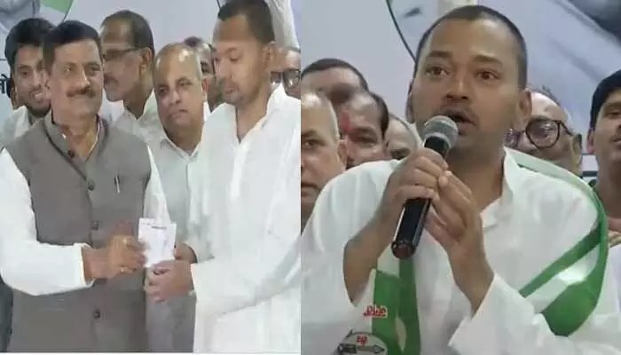 సంచలనం! తండ్రి బాటలో నితీశ్ తనయుడు! జేడీయూలో నిశాంత్ కుమార్ ఎంట్రీ!! సంచలనం! తండ్రి బాటలో నితీశ్ తనయుడు! జేడీయూలో నిశాంత్ కుమార్ ఎంట్రీ!!