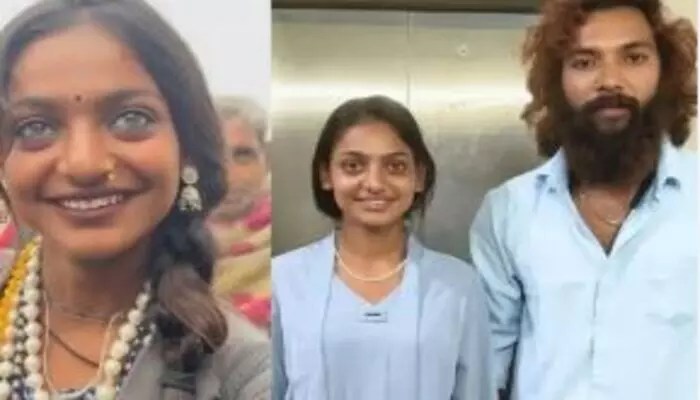 కుంభమేళా సంచలనం: ప్రేమ కోసం పోరాడిన మోనాలిసా! రాజకీయ దుమారం రేపిన పెళ్లి! కుంభమేళా సంచలనం: ప్రేమ కోసం పోరాడిన మోనాలిసా! రాజకీయ దుమారం రేపిన పెళ్లి!