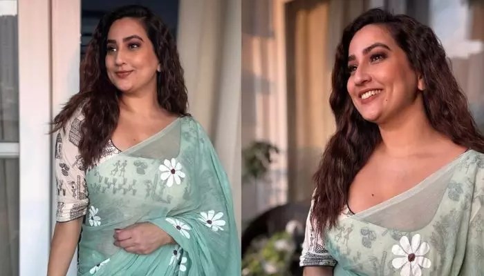 Anchor Manjusha Stuns in Viral Saree Photos - Unmissable Look! Anchor Manjusha Stuns in Viral Saree Photos - Unmissable Look!