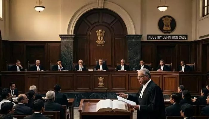 సుప్రీంకోర్టు సంచలనం: 'పరిశ్రమ' నిర్వచనంపై సర్వోన్నత న్యాయస్థానం పునఃసమీక్ష! తీర్పు తారుమారు కానుందా? సుప్రీంకోర్టు సంచలనం: 'పరిశ్రమ' నిర్వచనంపై సర్వోన్నత న్యాయస్థానం పునఃసమీక్ష! తీర్పు తారుమారు కానుందా?