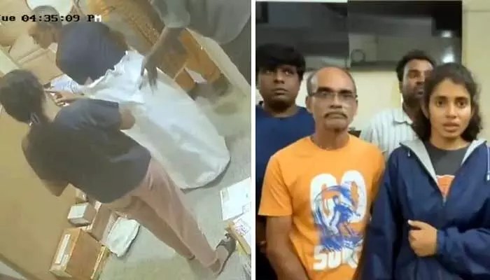 రీల్స్ మోజులో రాక్షసత్వం! టికెట్లు లేవని తాతను బస్తాలో కుక్కి పార్సిల్ చేసిన మనవళ్లు!! రీల్స్ మోజులో రాక్షసత్వం! టికెట్లు లేవని తాతను బస్తాలో కుక్కి పార్సిల్ చేసిన మనవళ్లు!!
