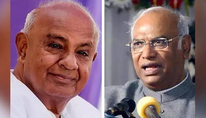 కాంగ్రెస్తో నా బంధం బలవంతపు పెళ్లి.. వేధింపులే కారణం: దేవెగౌడ సంచలన ఆరోపణలు! కాంగ్రెస్తో నా బంధం బలవంతపు పెళ్లి.. వేధింపులే కారణం: దేవెగౌడ సంచలన ఆరోపణలు!