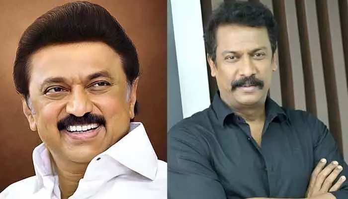 స్టాలిన్ బయోపిక్తో సముద్రఖని షాక్! సీఎం పాత్రలో అదరగొట్టేందుకు రెడీ!! స్టాలిన్ బయోపిక్తో సముద్రఖని షాక్! సీఎం పాత్రలో అదరగొట్టేందుకు రెడీ!!
