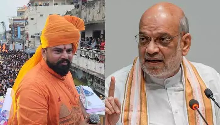 ప్రాణాలకు ముప్పు.. కేంద్ర హోంమంత్రి జోక్యం కోరిన గోషామహల్ ఎమ్మెల్యే రాజాసింగ్! ప్రాణాలకు ముప్పు.. కేంద్ర హోంమంత్రి జోక్యం కోరిన గోషామహల్ ఎమ్మెల్యే రాజాసింగ్!