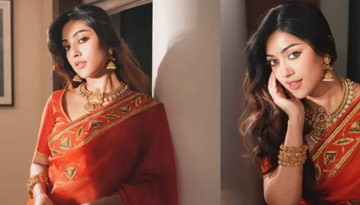 Anu Emmanuel's Stunning Red Saree Look Goes Viral! See the Photos Anu Emmanuel's Stunning Red Saree Look Goes Viral! See the Photos