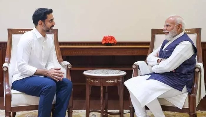 ఢిల్లీలో లోకేశ్ సంచలనం! మోడీకి కృతజ్ఞతలు.. అమరావతి కల సాకారం దిశగా! ఢిల్లీలో లోకేశ్ సంచలనం! మోడీకి కృతజ్ఞతలు.. అమరావతి కల సాకారం దిశగా!