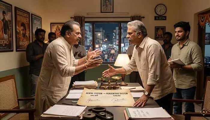 Telangana Theaters Abolish Rental System, Adopt Percentage Model: Boon for Distributors Telangana Theaters Abolish Rental System, Adopt Percentage Model: Boon for Distributors