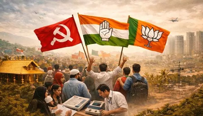 కేరళ రాజకీయం: కాంగ్రెస్ గెలుపు ఖాయమా? లోక్ పోల్ సర్వేలో కీలక విషయాలు! కేరళ రాజకీయం: కాంగ్రెస్ గెలుపు ఖాయమా? లోక్ పోల్ సర్వేలో కీలక విషయాలు!