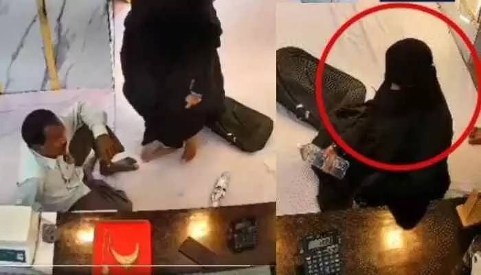 షాకింగ్: బురఖాలో వచ్చి గన్ తో బెదిరించి బంగారం దోపిడీ! షాకింగ్: బురఖాలో వచ్చి గన్ తో బెదిరించి బంగారం దోపిడీ!