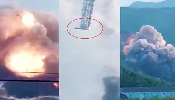 చైనాకు షాక్: నింగిలో పేలిన రాకెట్! అంతరిక్ష ప్రయోగంలో భారీ వైఫల్యం! చైనాకు షాక్: నింగిలో పేలిన రాకెట్! అంతరిక్ష ప్రయోగంలో భారీ వైఫల్యం!