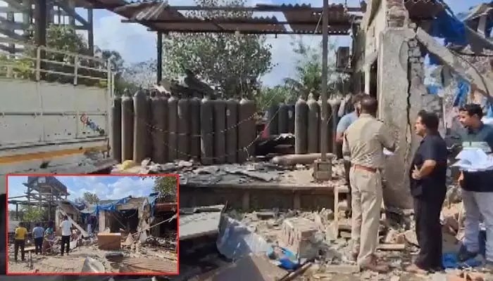సిల్వాస్సాలో నైట్రోజన్ గ్యాస్ గోడౌన్లో భీకర పేలుడు! నలుగురి దుర్మరణం, పెను విషాదం! సిల్వాస్సాలో నైట్రోజన్ గ్యాస్ గోడౌన్లో భీకర పేలుడు! నలుగురి దుర్మరణం, పెను విషాదం!