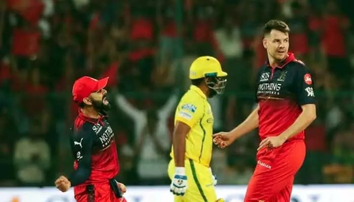 CSKకు షాక్: RCB చేతిలో ఘోర పరాజయం! డేవిడ్ విధ్వంసం! CSKకు షాక్: RCB చేతిలో ఘోర పరాజయం! డేవిడ్ విధ్వంసం!