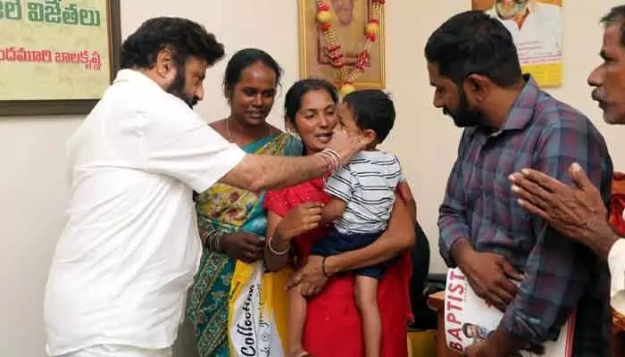 Balakrishna Appeals for Donations to Save Child with Rare SMA Type 2 Disease Balakrishna Appeals for Donations to Save Child with Rare SMA Type 2 Disease