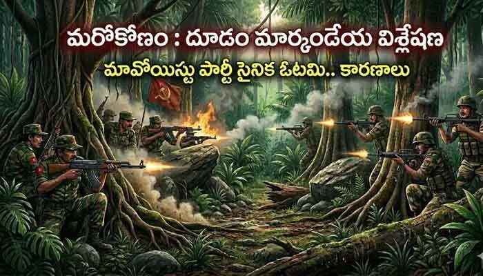 మావోయిస్టుల పతనం వెనుక సైనిక వ్యూహాలే కారణమా? మరో కోణంలో విశ్లేషణ! మావోయిస్టుల పతనం వెనుక సైనిక వ్యూహాలే కారణమా? మరో కోణంలో విశ్లేషణ!