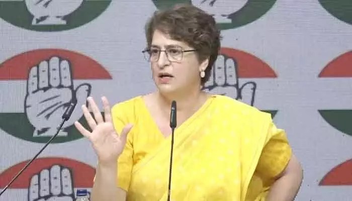 ఎన్డీఏకు షాక్ ఇచ్చిన ప్రియాంక గాంధీ! తొలి ఓటమి రుచి చూపించామంటూ సంచలన వ్యాఖ్యలు! ఎన్డీఏకు షాక్ ఇచ్చిన ప్రియాంక గాంధీ! తొలి ఓటమి రుచి చూపించామంటూ సంచలన వ్యాఖ్యలు!