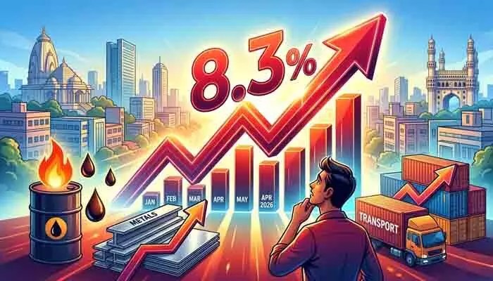 షాకింగ్! ఏప్రిల్లో ద్రవ్యోల్బణం 8.3%కి జంప్! సామాన్యుడి నడ్డి విరిగేనా? షాకింగ్! ఏప్రిల్లో ద్రవ్యోల్బణం 8.3%కి జంప్! సామాన్యుడి నడ్డి విరిగేనా?
