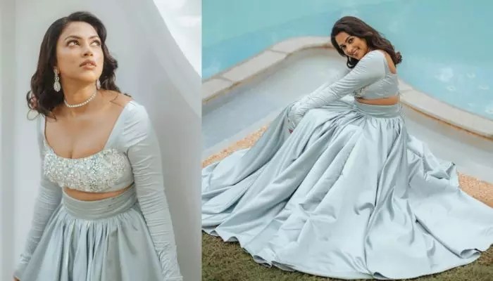 అమలా పాల్ హాట్ ట్రీట్! మైండ్ బ్లాక్ చేసే అందాలతో సోషల్ మీడియా షేక్! అమలా పాల్ హాట్ ట్రీట్! మైండ్ బ్లాక్ చేసే అందాలతో సోషల్ మీడియా షేక్!