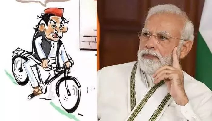 మోడీకి అఖిలేష్ షాక్: పెట్రోల్ ధరల పెంపుపై సైకిల్ వ్యూహం! మోడీకి అఖిలేష్ షాక్: పెట్రోల్ ధరల పెంపుపై సైకిల్ వ్యూహం!