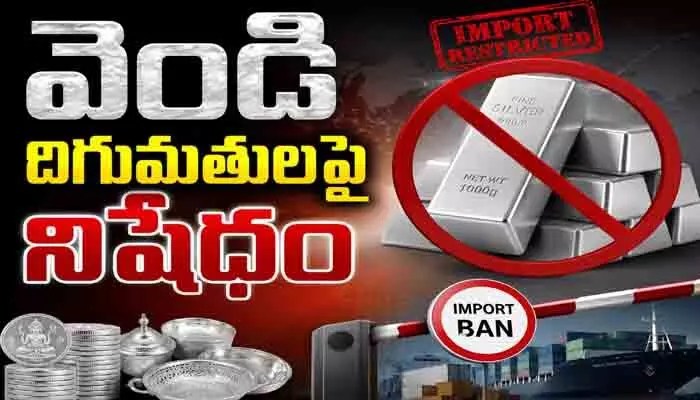 వెండి దిగుమతులపై కేంద్రం సంచలన నిర్ణయం: వ్యాపారులకు భారీ షాక్! వెండి దిగుమతులపై కేంద్రం సంచలన నిర్ణయం: వ్యాపారులకు భారీ షాక్!
