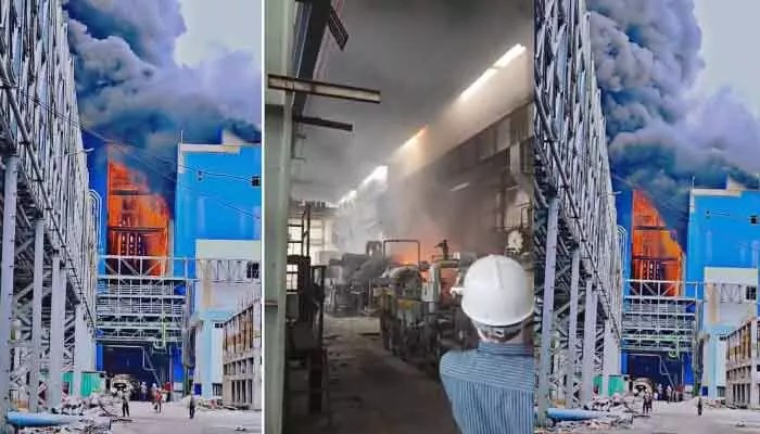 యాదాద్రి ప్లాంట్లో పెను ప్రమాదం.. అగ్నికీలల మధ్య తప్పిన భారీ నష్టం! ఏం జరిగింది? యాదాద్రి ప్లాంట్లో పెను ప్రమాదం.. అగ్నికీలల మధ్య తప్పిన భారీ నష్టం! ఏం జరిగింది?