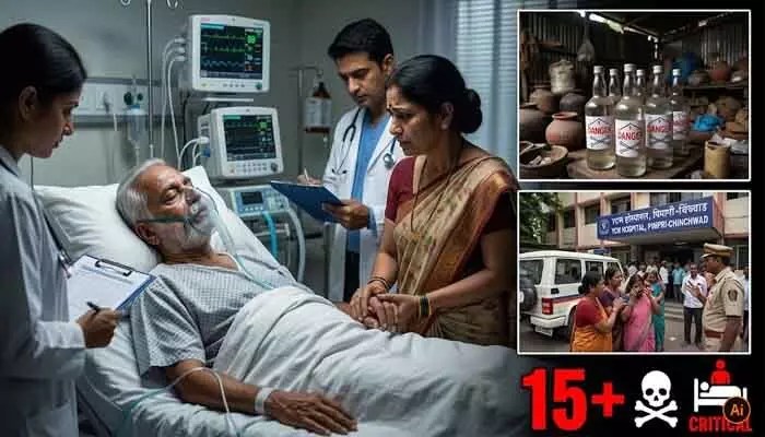 కల్తీ మద్యం మృత్యుఘోష: 15 మంది దుర్మరణం, పలువురి పరిస్థితి విషమం కల్తీ మద్యం మృత్యుఘోష: 15 మంది దుర్మరణం, పలువురి పరిస్థితి విషమం