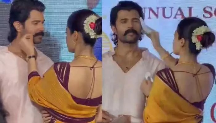 విజయ్ మీసం తిప్పిన రష్మిక: వైరల్ వీడియోతో ఫ్యాన్స్కి పూనకాలు! రొమాంటిక్ అప్డేట్! విజయ్ మీసం తిప్పిన రష్మిక: వైరల్ వీడియోతో ఫ్యాన్స్కి పూనకాలు! రొమాంటిక్ అప్డేట్!