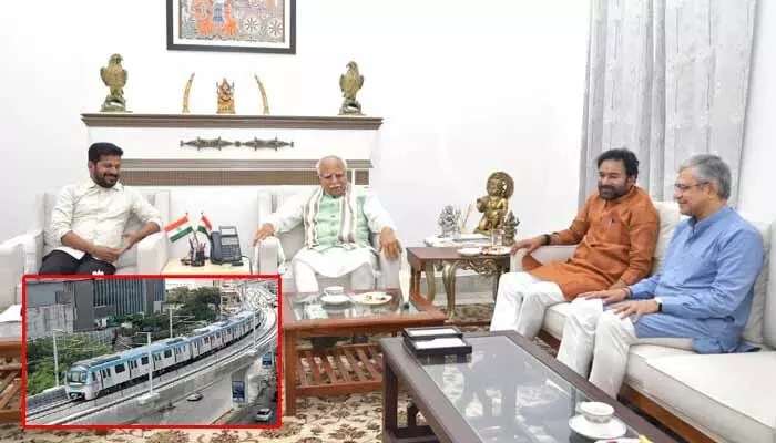 హైదరాబాద్ మెట్రో విస్తరణకు గ్రీన్ సిగ్నల్! సీఎం రేవంత్ రెడ్డి భారీ విజయం! హైదరాబాద్ మెట్రో విస్తరణకు గ్రీన్ సిగ్నల్! సీఎం రేవంత్ రెడ్డి భారీ విజయం!