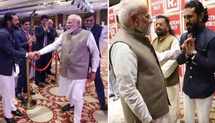 ప్రధాని మోడీ ప్రశంసలు.. రామ్ చరణ్పై మెగాస్టార్ చిరంజీవి వైరల్ ఎమోషనల్ పోస్ట్! ఫ్యాన్స్ కు గూస్ బంప్స్! ప్రధాని మోడీ ప్రశంసలు.. రామ్ చరణ్పై మెగాస్టార్ చిరంజీవి వైరల్ ఎమోషనల్ పోస్ట్! ఫ్యాన్స్ కు గూస్ బంప్స్!