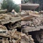 ఢిల్లీలో భారీ వర్షం: నాలుగు అంతస్తుల భవనం కుప్పకూలి కలకలం ఢిల్లీలో భారీ వర్షం: నాలుగు అంతస్తుల భవనం కుప్పకూలి కలకలం