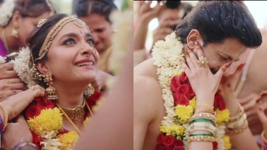 భర్తను ముద్దు పెట్టుకోవడానికి తెగ తొందర పడిపోయిన కీర్తి సురేష్.. తొలి పెళ్లి రోజు సందర్భంగా షేర్ చేసిన వీడియో వైరల్ భర్తను ముద్దు పెట్టుకోవడానికి తెగ తొందర పడిపోయిన కీర్తి సురేష్.. తొలి పెళ్లి రోజు సందర్భంగా షేర్ చేసిన వీడియో వైరల్