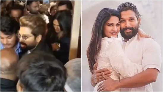 అభిమానుల ఉక్కిరిబిక్కిరి.. భార్య చేతిని బిగించి పట్టుకున్న అల్లు అర్జున్.. ఐకాన్ స్టార్కు షాకింగ్! అభిమానుల ఉక్కిరిబిక్కిరి.. భార్య చేతిని బిగించి పట్టుకున్న అల్లు అర్జున్.. ఐకాన్ స్టార్కు షాకింగ్!